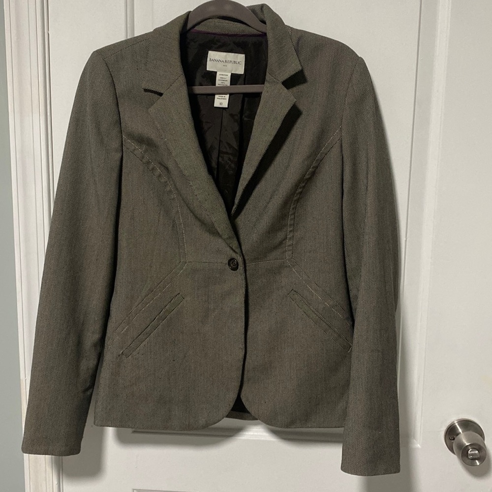 Banana republic blazer size US 10